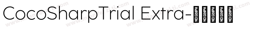 CocoSharpTrial Extra字体转换